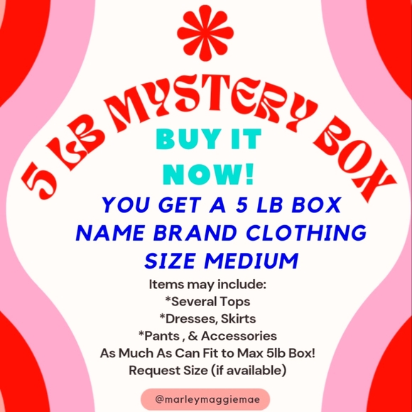 Size 12 & XL! 5 lb Box of Items Discount Shipping! Closet Closeout! - Picture 3 of 3
